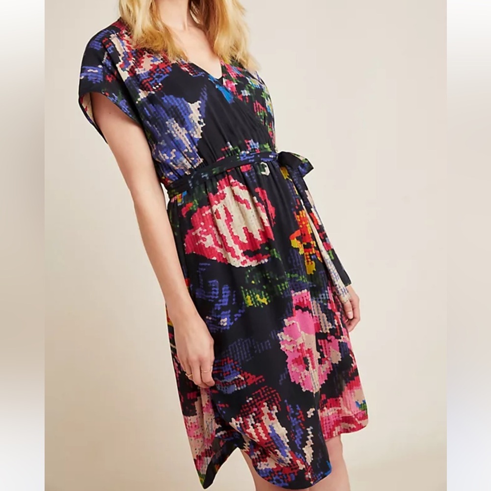 Anthropolgie Astrid Needlepoint Mini Dress Size SMALL